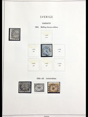 Stamp collection 29221 Sweden 1855-1967.
