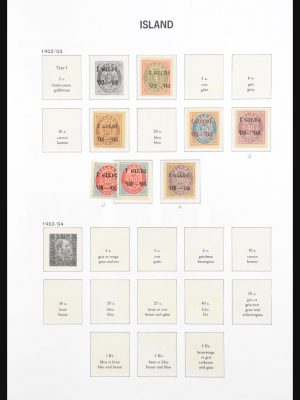 Stamp collection 31016 Iceland 1882-2018!