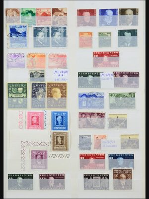 Stamp collection 31251 Liechtenstein 1912-2018!