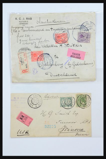 Stamp collection 31360 Netherlands covers 1852-1960.